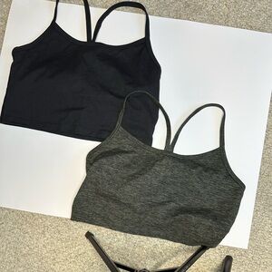 Offline by Aerie built in bra cropped tank tops, size large